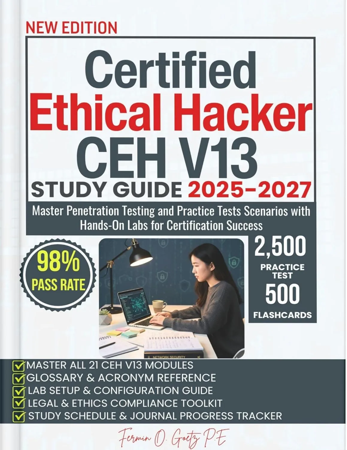 Certified Ethical Hacker CEH v13 Study Guide 2025-2027 book cover