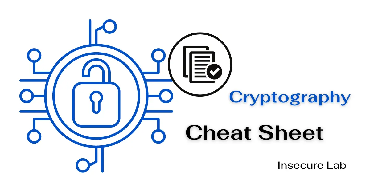 Cryptography Cheat Sheet